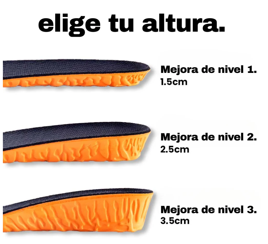 Plantillas elevadoras-Una comodidad pura en cada Paso