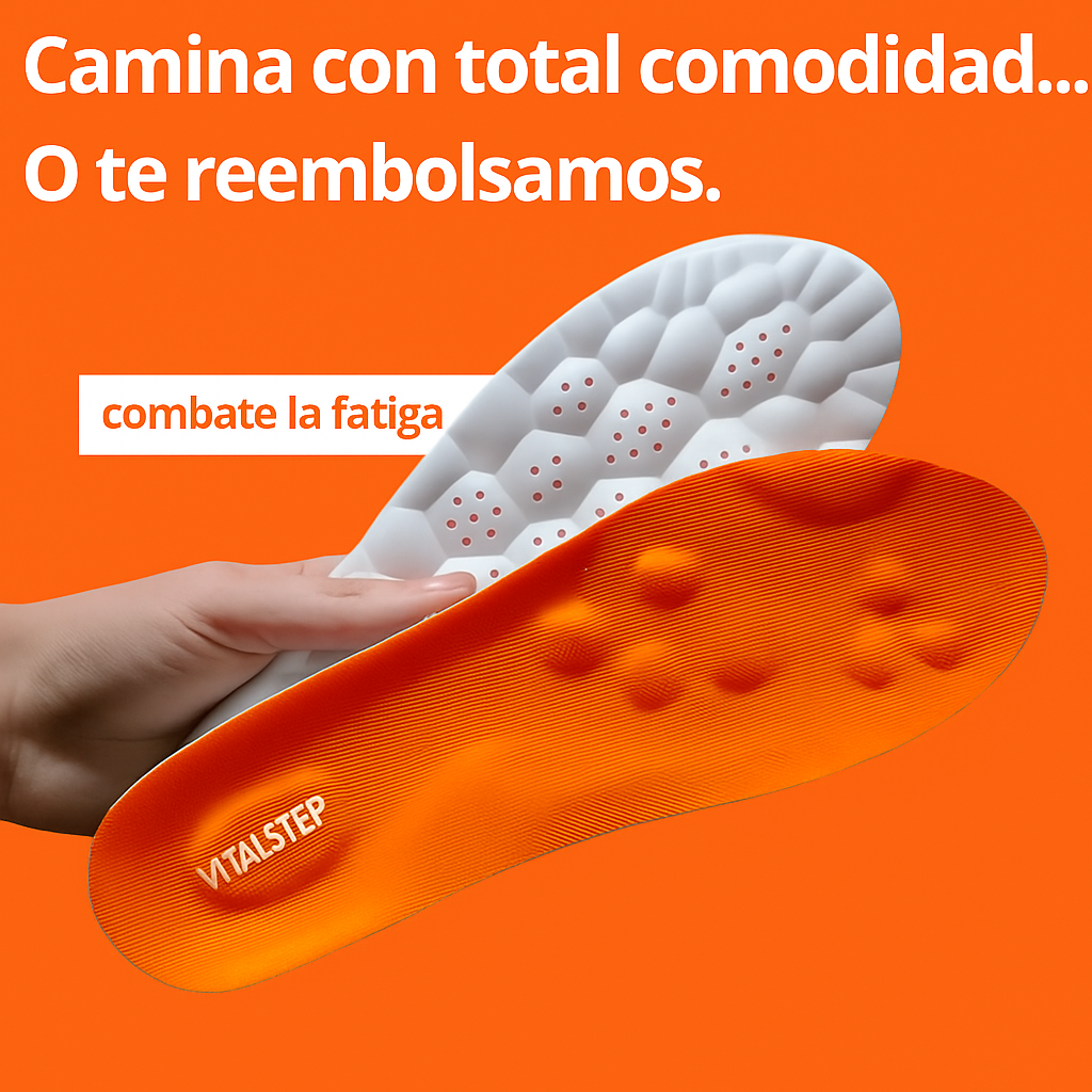 Plantillas VitalStep - Una comodidad pura en cada paso.